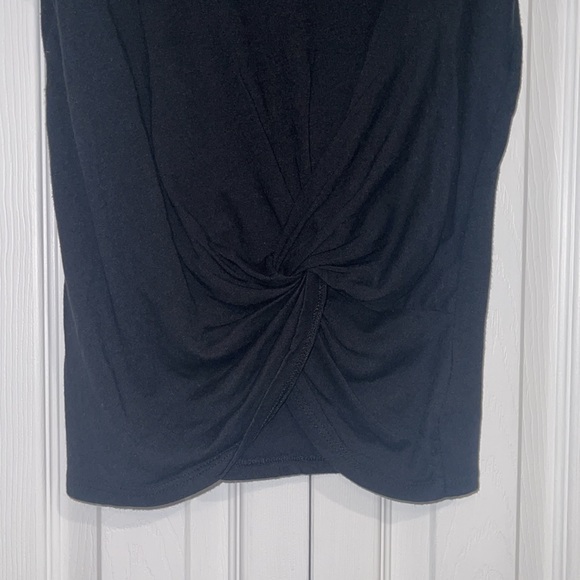 Altar’d State Black Tee Shirt Twist Tie Detail - Picture 3 of 5